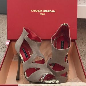 Charles Jourdan, Paris stiletto heel.  Worn once.